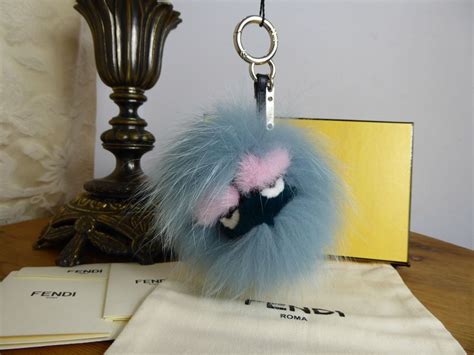 authentic fendi monster keychain lagoon mod shots|real real Fendi keychains.